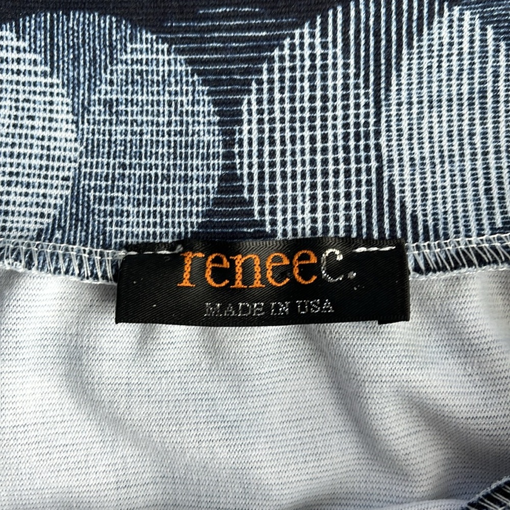 NWOT Pencil Skirt - Blue & White - Picture 4 of 6